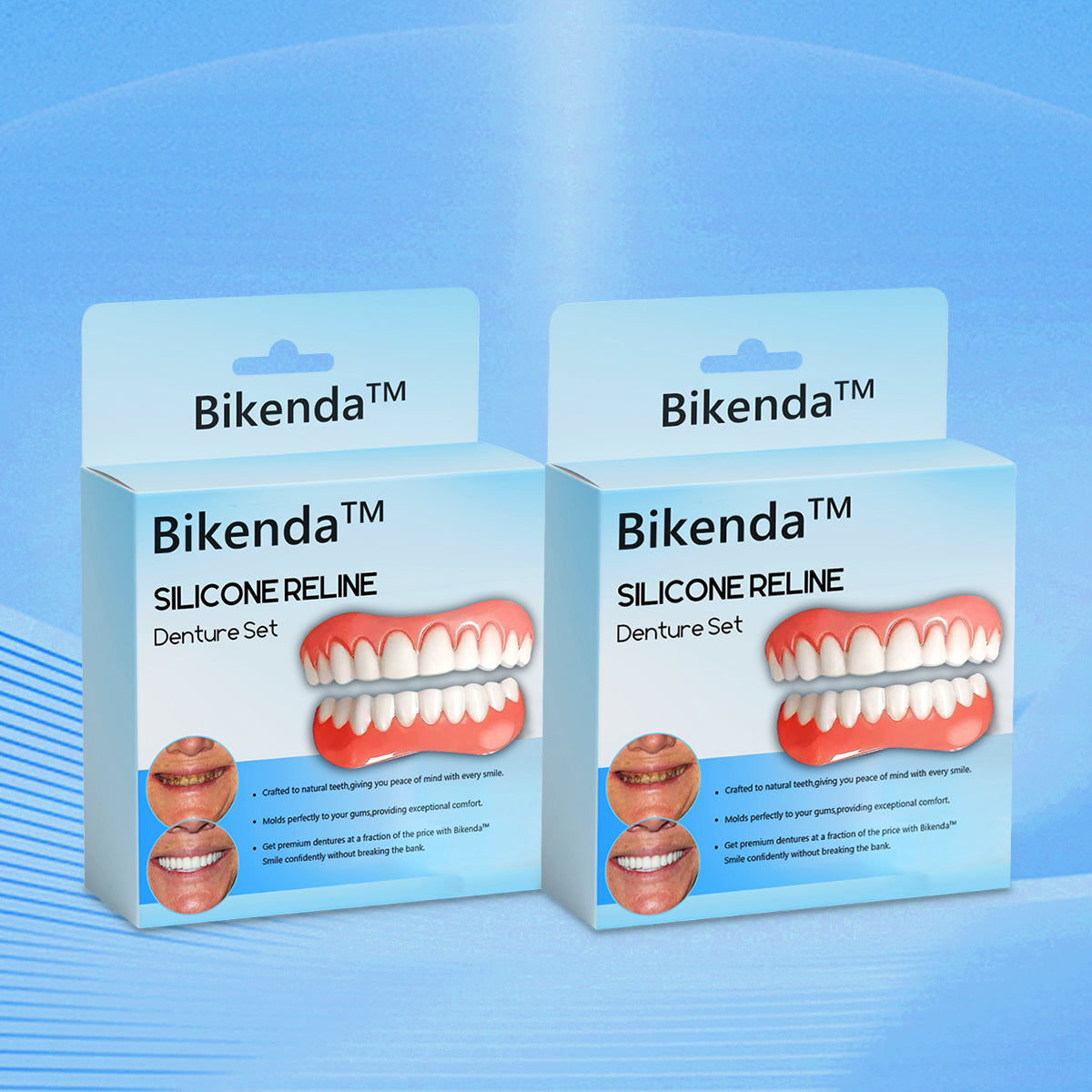 🌤️Bikenda™ Silicone Reline Denture Set